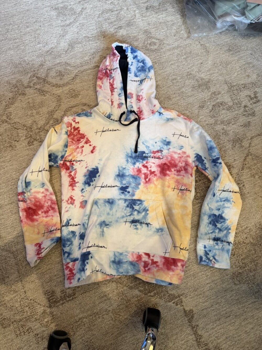 Tie-Dye Hollister Hoodie S NWT